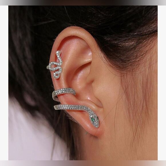 Snake earrings M1038 - Picture 1 of 4